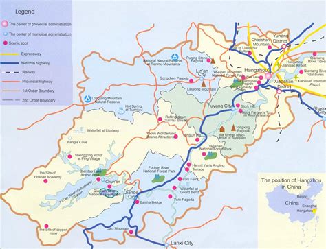 hangzhou Map - Maps of Hangzhou