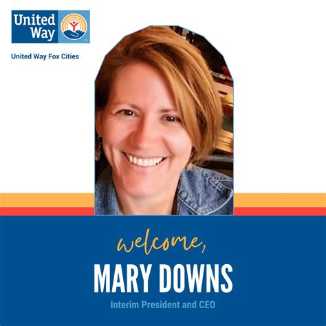 United Way Fox Cities is proud to announce that Mary Downs has been ...