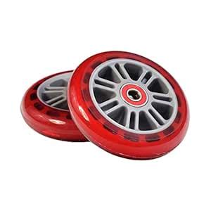 AlveyTech 98 mm Razor A Kick Scooter Wheels with Bearings and 7 Spoke ...