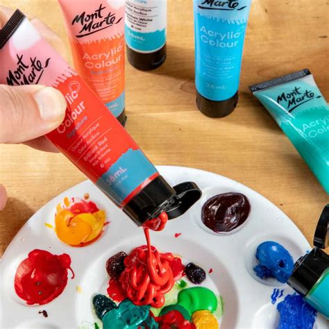 Mont Marte - Acrylic Colour Signature Paint Set 18 ( 36ml ) — Mango
