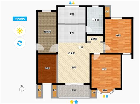 130平方日式家装三居效果图_装修案例欣赏-保障网装修效果图