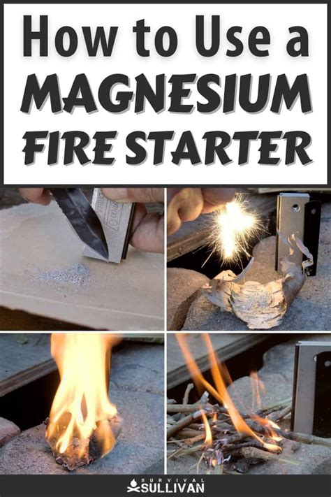 How to Use a Magnesium Fire Starter Safely - Survival Sullivan