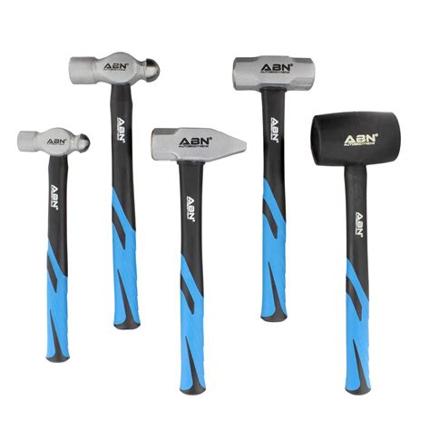 ABN 5 Piece Hammer Set - Forging Hammer Tool Set, Metal Working Tools ...