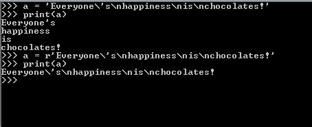 Python syntax to correctly handle string data type