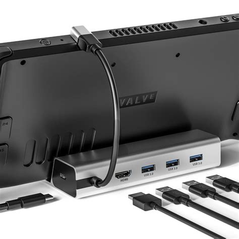Buy Steam Deck Dock:- 5-in-1 Aluminum 4k Hub Steam Deck Docking Station ...