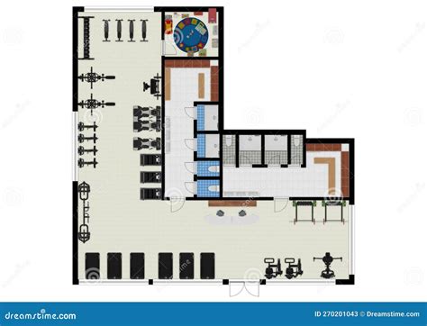 Fitness Center Floor Plan