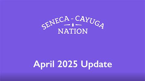 Chief's Check In April 2025 | Seneca Cayuga Tribe