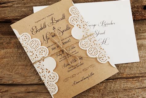 Einladung Hochzeit Vintage Text