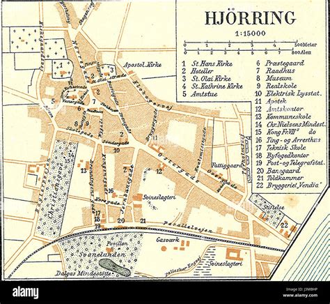 Map Of Hjorring Denmark
