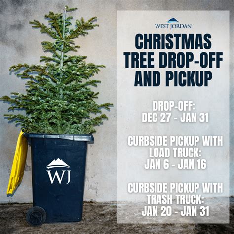 West Jordan Makes Christmas Tree Disposal Easy: Drop-Off or Curbside ...