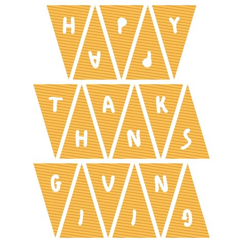 Thanksgiving Banners Templates - 12 Free PDF Printables | Printablee