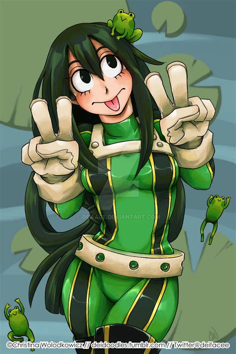 Tsuyu the Froggy Hero! by Deiface on DeviantArt
