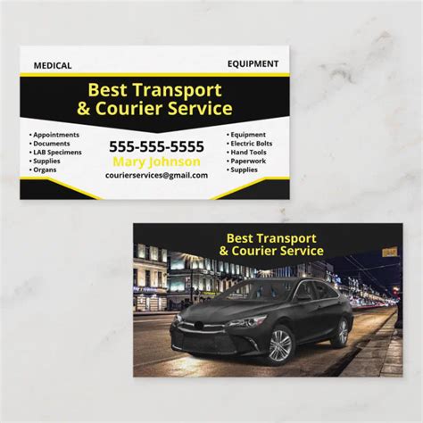 Transportation Business Cards 的图像结果