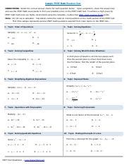 Image result for Pert Practice Questions