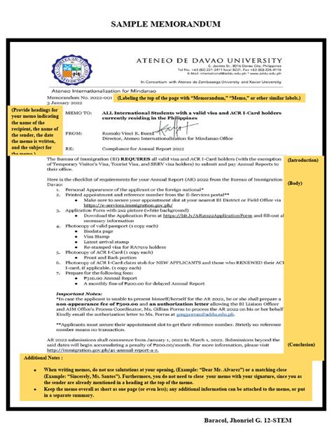 A4 Sample-Memo | PDF