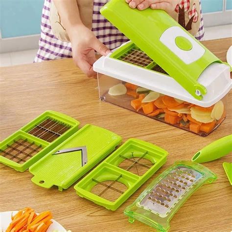 Multifunctional 12 in 1 nicer dicer chopper and drain basket – CartAndBuy