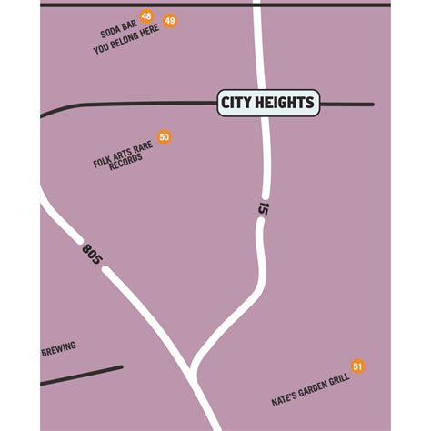 Map Of City Heights San Diego
