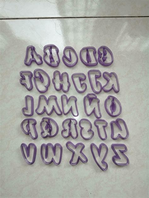 STL file ALPHABET COOKIE CUTTERS (ALPHABET COOKIE CUTTERS)・3D print ...