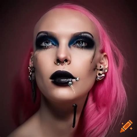 Punk rock aesthetic on Craiyon