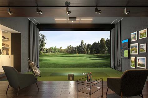 21 Ideas For Aesthetically Pleasing Golf Simulator Room Design – BYAMJ