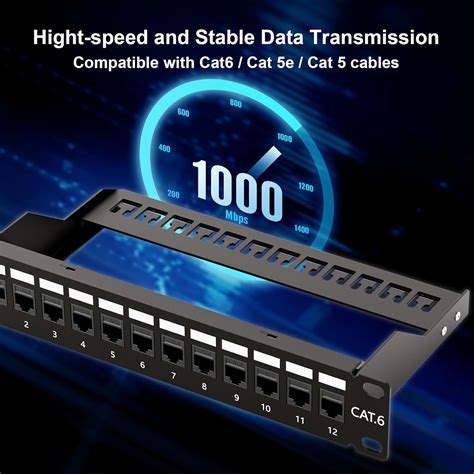iwillink 12 Port RJ45 Through Coupler Cat6 Patch India | Ubuy
