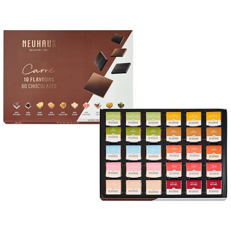 HZY Neuhaus Belgian Chocolate Carré 10 Flavors Box – India | Ubuy