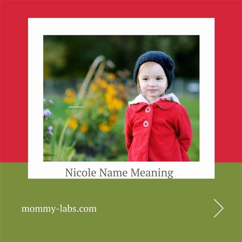 Nicole Name Meaning - Origin, Popularity & Nicknames