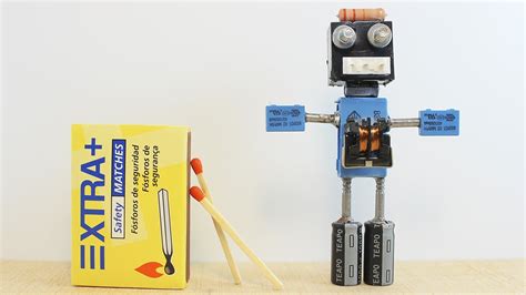 Mini Robot Casero con Componentes Electrónicos   YouTube