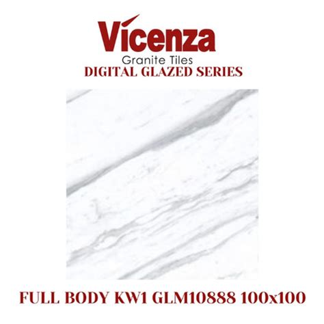 Jual MARMER PUTIH GLOSSY UK.100X100 DINDING/LANTAI GRANITE VICENZA ...