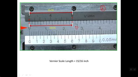 20) Vernier Scale Design for 1/128 inch Caliper Resolution