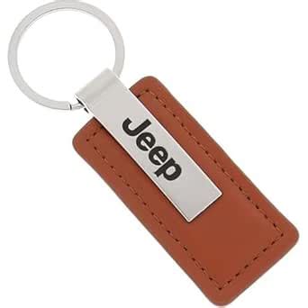 Au-Tomotive Gold, INC. Jeep Brown Leather Key Chain : Amazon.in: Fashion