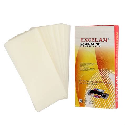 Laminated Pouch - Laminating Pouch Film Size 100mmx230mm,125 (Aadhar ...