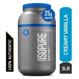 Buy Isopure Zero Carb 100% Whey Protein Isolate Creamy Vanilla Flavour ...
