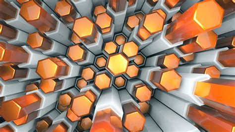 Download wallpaper 2560x1440 hexagons, structure, 3d, volume widescreen ...