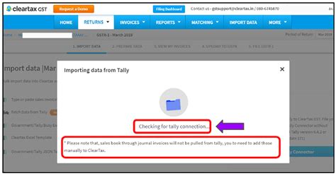 Guide to use ClearTax Tally Connector : File GST returns from Tally ERP ...