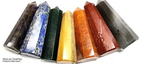 Crystal Pyramids and Balls - 7 Chakra Pencil Tower Trader - Retailer ...