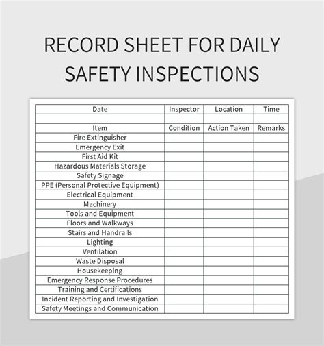Safety Record In Spanish at Madeline Mair blog