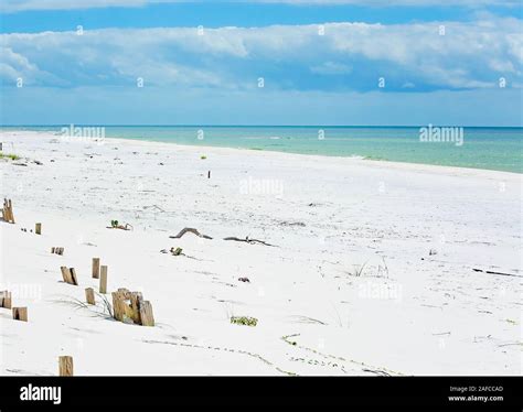 An empty beach is pictured at St. Joseph Peninsula State Park, Sept. 22 ...