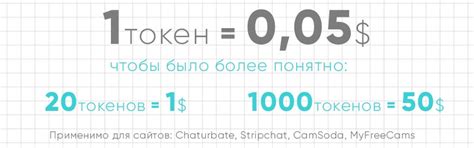 Онлайн Калькулятор Вебкам Токенов - Сколько Стоит Token?