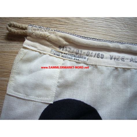 Bundesmarine - Vizeadmiral Flagge - 50 x 50 cm, Sammlermarkt-Nord ...