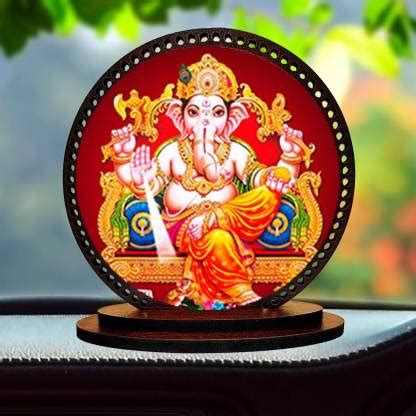 Giftlab Lord Ganesha ji Idol for car Dashboard & Home Decorative ...