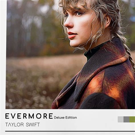 Taylor Swift Evermore Album Art Board Print | Etsy