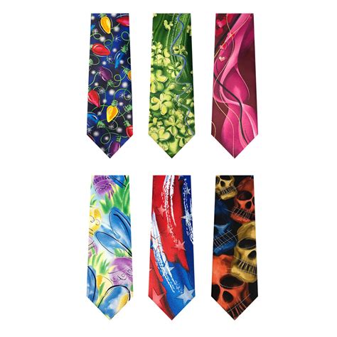 Jerry Garcia 6 Piece Men's Neck Ties Holiday Gift Box Set #2 - Jacob ...