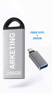 ARKETING 256-YY 256 GB Pen Drive Compatible with Audio Player, Desktop ...
