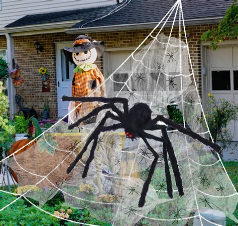 Tự làm diy giant spider halloween decoration outdoor Cho mùa Halloween ...