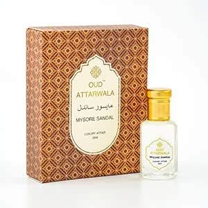 Oud Attarwala Mysore Sandal Attar (12ml) | Long Lasting Roll On Attar ...