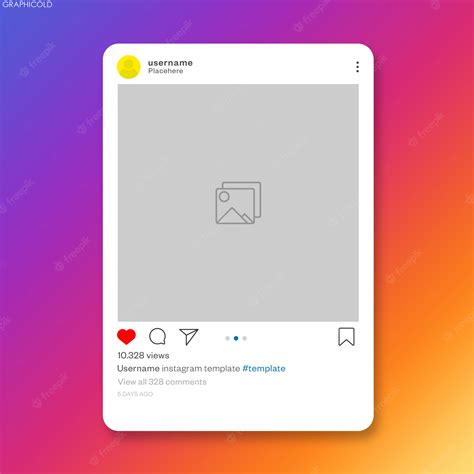 Blank Instagram Template - GRAPHICOLD