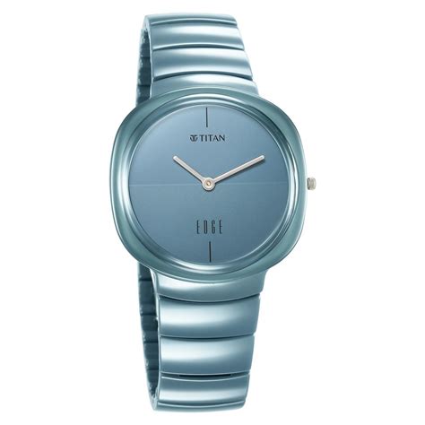 Buy Online Titan Edge Squircle Camo Quartz Analog Blue Dial Blue ...