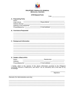 Fillable Online Atn Request Form Fax Email Print - pdfFiller