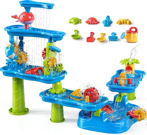 Amazon.com: TEMI Toddler Water Table for Kids 3 4 5 6 7 8 Years Old ...